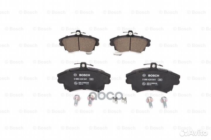 Колодки торм.пер. 0986424541 Bosch