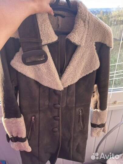 Дубленка натуральная женская 42