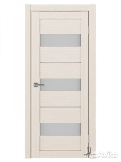 Дверь межкомнатная Оптима Порте 526, ясень серебри