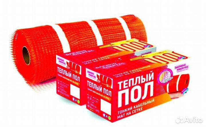 Кабельный мат для теплого пола daewoo enertec