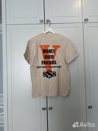 Vlone money over friends tee