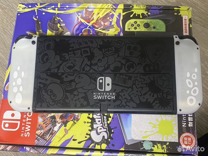 Nintendo switch oled splatoon 3 edition прошитая