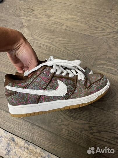 Кеды Nike dunk low pro paisley как новые