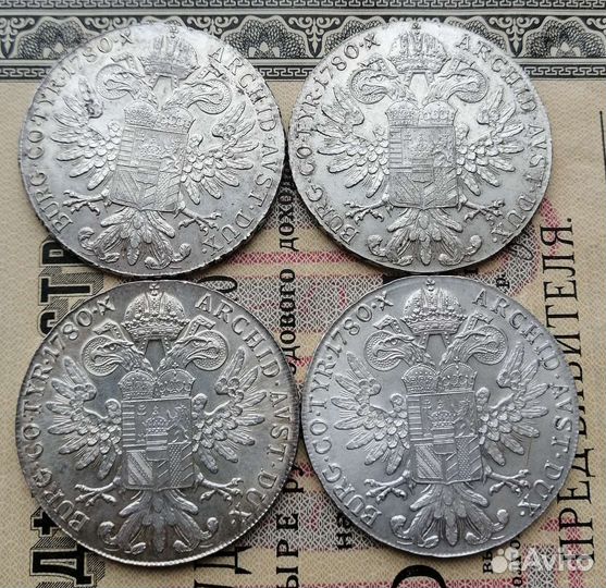 Серебряные талеры 18 века, Австрия