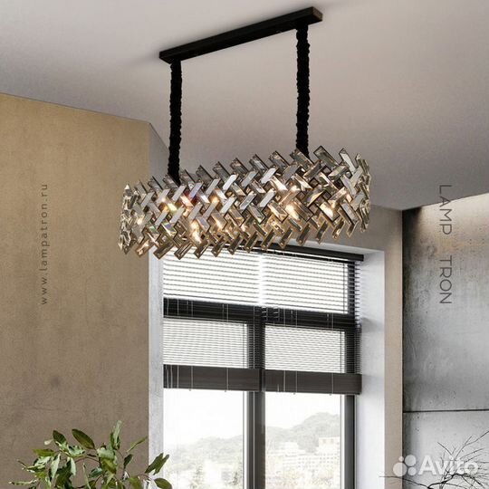 Реечный, рядный светильник martinez long 8 ламп martinez-long-8