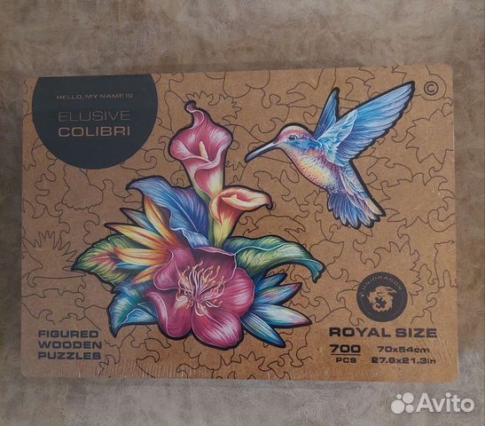 Деревянный пазл для взрослых и детей unidragon