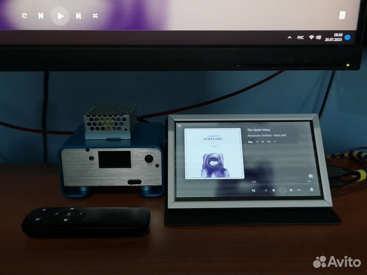 Стример с цапом allo boss2 с внешним дисплеем
