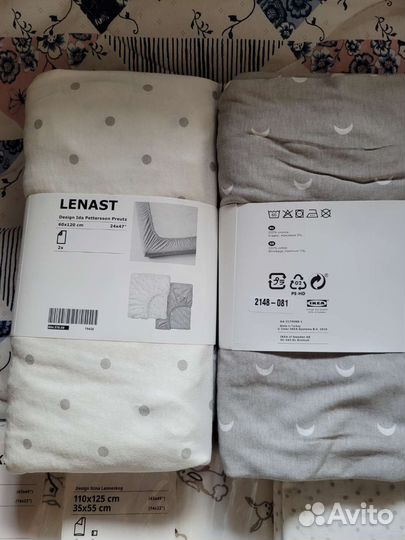 Детское постельное белье в детскую кроватку IKEA