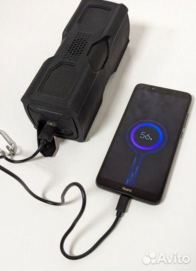 Блютуз колонка мощная с пауэр банком PB-4800