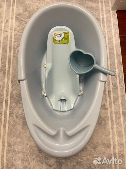 Ванночка для купания с горкой