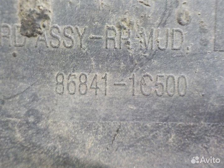 Брызговик задний левый Hyundai Getz 2002-2011