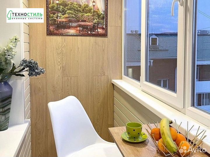 Остекление небольшого балкона