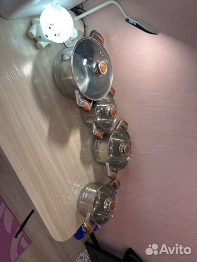 Набор кастрюль из нержавеющей стали