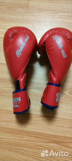 Боксерские перчатки 10 oz green hill