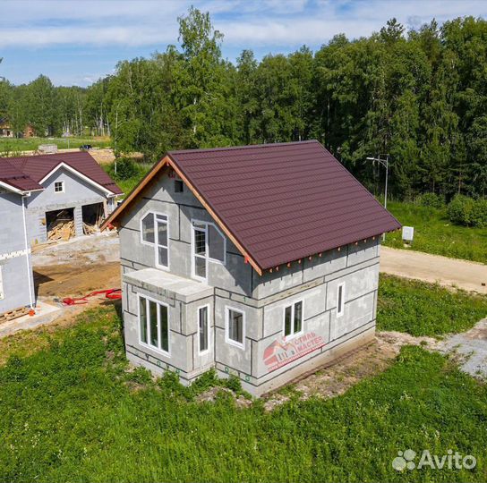 Дом комплект за 3 дня из панелей полистиролбетона