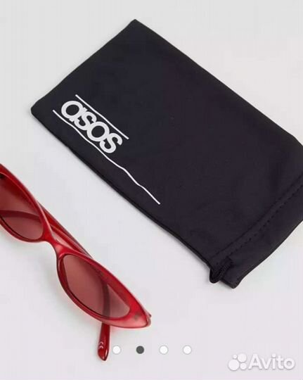 Красные очки ASOS, размер one size