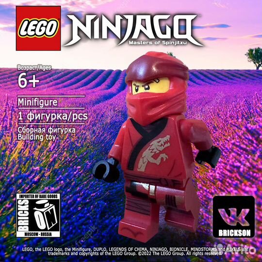 Lego Минифигурка ninjago Кай njo492