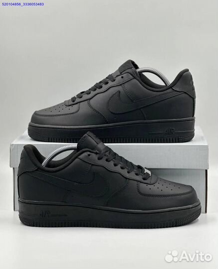 Кроссовки Nike Air Force Low Black (Арт.31808)