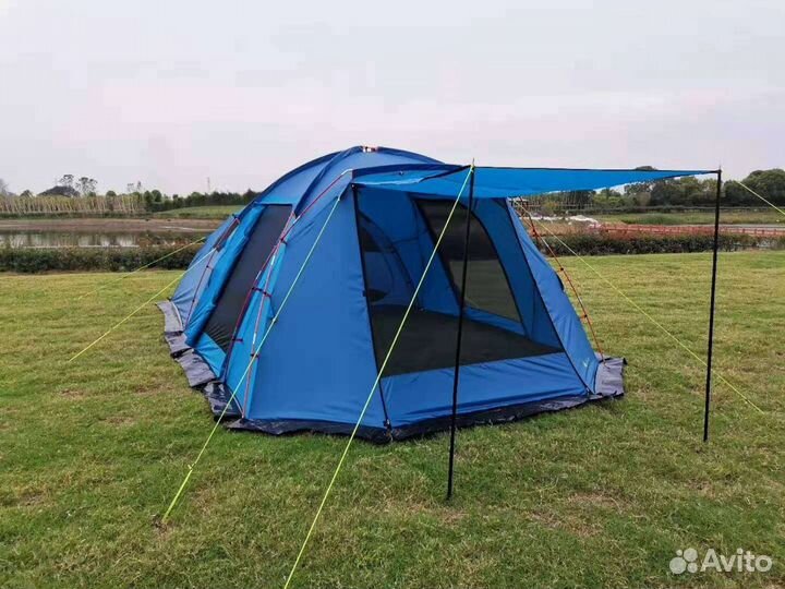 Палатка с шатром четырёхместная