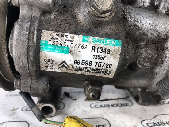 Компрессор кондиционера Peugeot 308 1.6 EP6