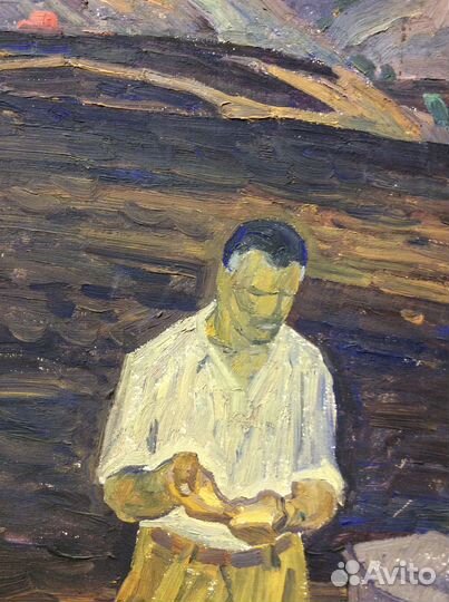 Картина. Весна в горах Армении. Папикян А.С