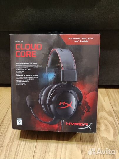 Игровые Наушники HyperX Cloud Core Headset black
