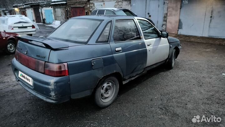 ВАЗ 2110 1.5 МТ, 1999, битый, 280 000 км