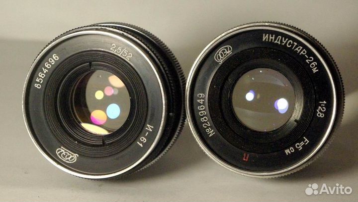 Два объектива для фотоаппарата Киев-4. Доставка
