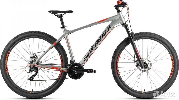 Велосипед silverback stride 29 MD (2023) Silver/Ci