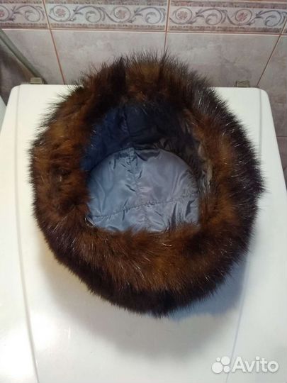 Норковая шапка мужская