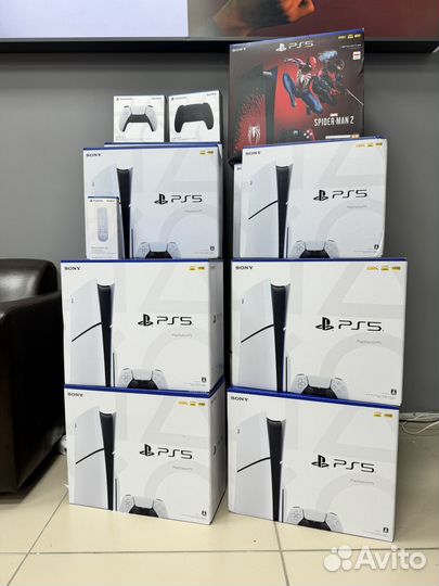 Sony playstation 5 slim с дисководом