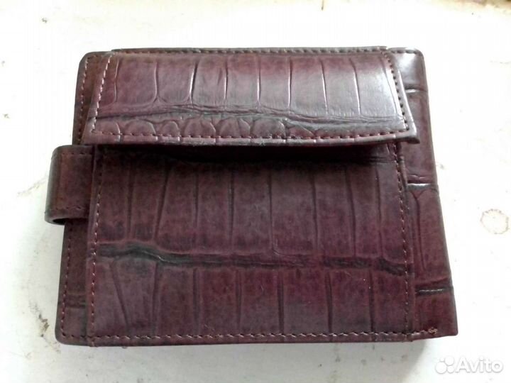 Кошелек мужской кожаный