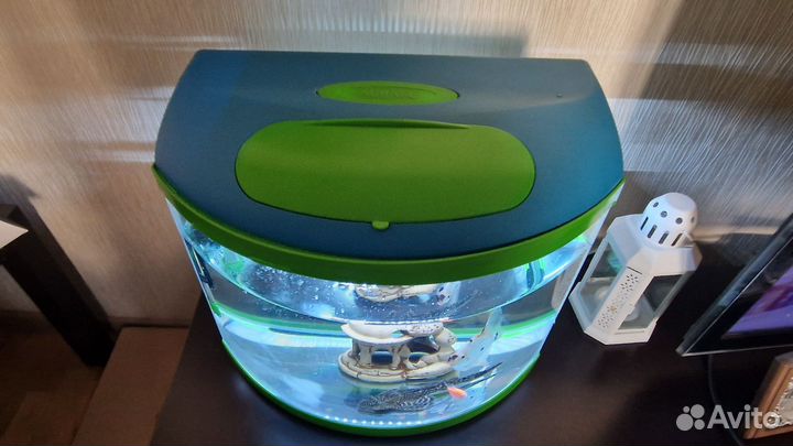 Аквариум aquael 25 л. С рыбками