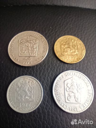Монеты. Чехословакия