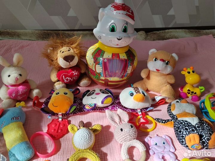 Игрушки, погремушки, грызунки пакетом