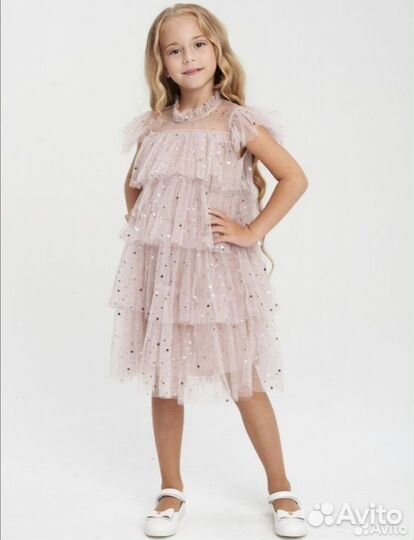 Платье нарядное праздничное. Размер 98