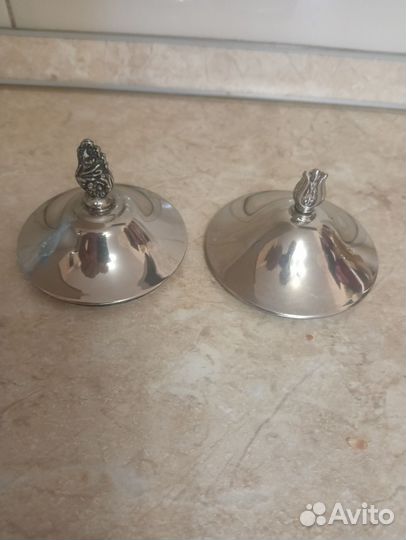 Крышка для солонок сахарниц мельхиор Европа СССР