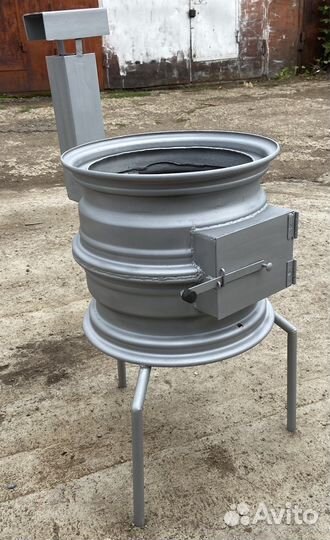 Печь для казана из дисков