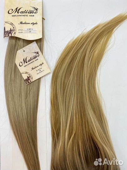 Парики, шиньоны на крабе, волосы на заколках