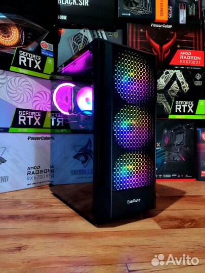 Игровой пк intel 8 ядер/RX580 8GB/ddr3 32GB/SSDm2