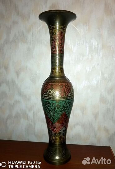Вазы декоративные латунь Индия СССР