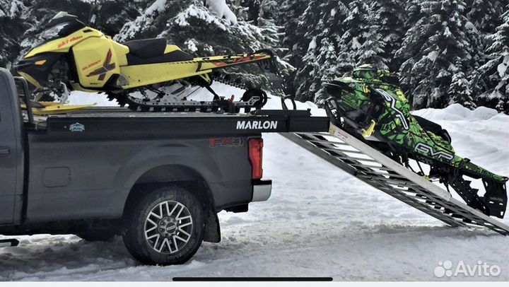 Снегоходная площадка на пикап