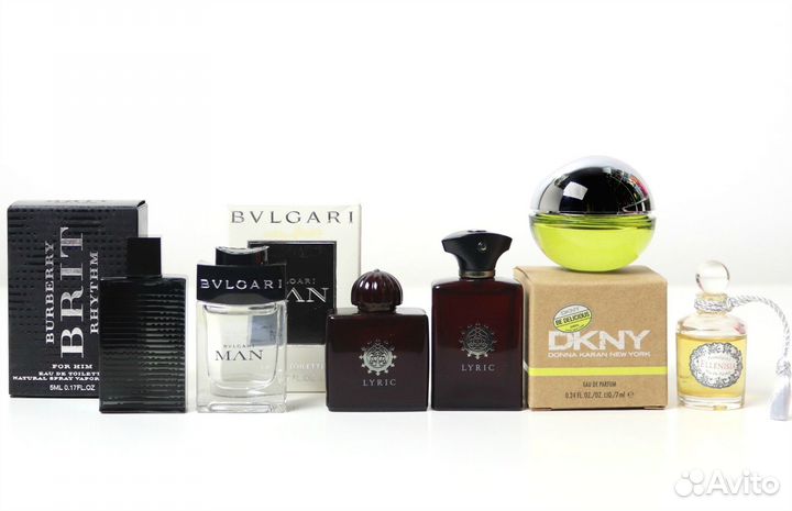 4 ч. Миниатюры парфюмерии Amouage Dkny Kenzo и др