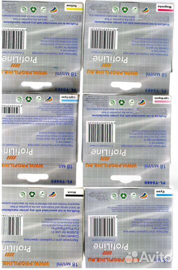 Картридж PL-T0481,T0482, T0483,T0484, T0485, T0486