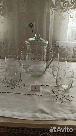 Кувшин стекло СССР