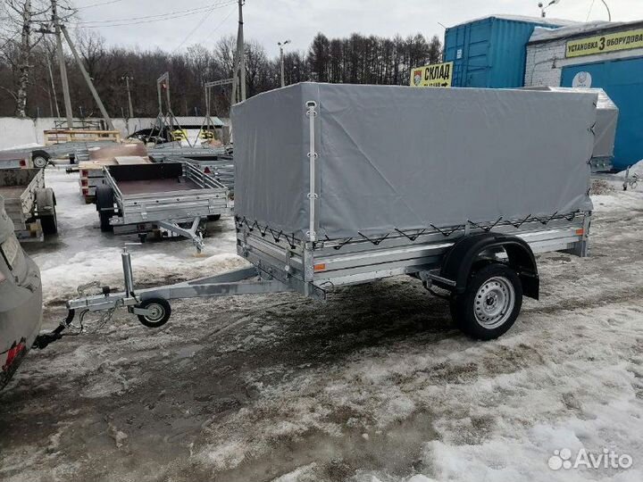 Прицеп самосвальный кузов с откидными бортом