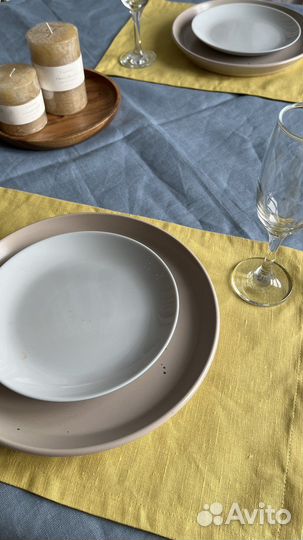 Кухонный текстиль лен