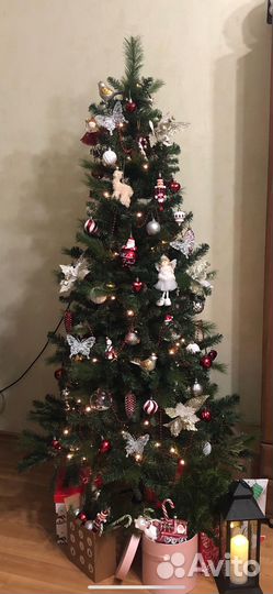 Ель искуственная пвх 183см