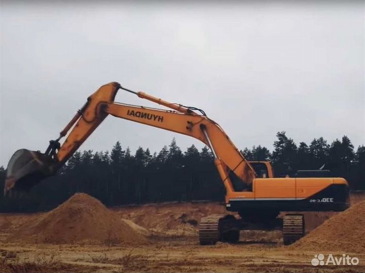 Аренда гусеничного экскаватора. Услуги спецтехники