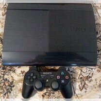 Ps3 1000гб с одним джойстиком + 70игр